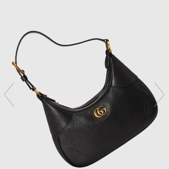 Brand new Gucci, crescent shaped, black shoulder bag - Picture 2 of 10